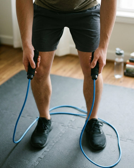 Roomiva Adjustable Jump Rope Blue 3 m Foam Handles