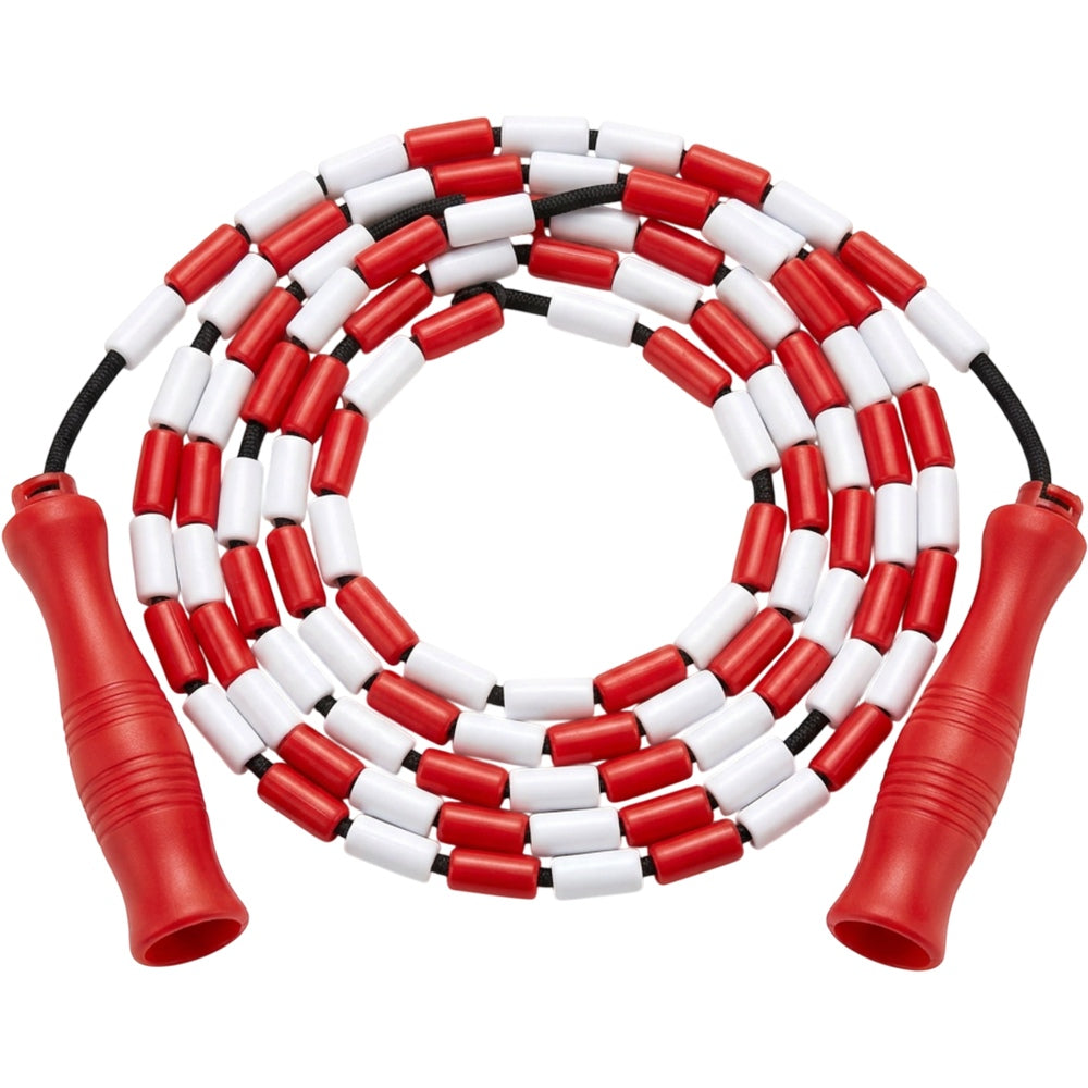 Roomiva Beaded Jump Rope Red White 2.7 m