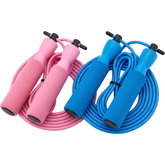 Roomiva Adjustable Jump Rope Pink Blue 2 Pack