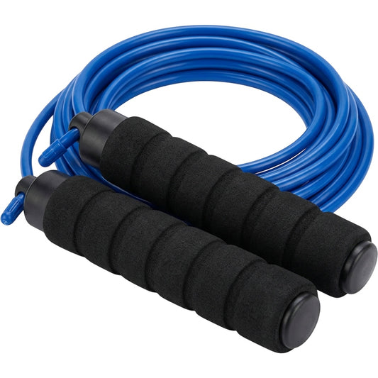 Roomiva Adjustable Jump Rope Blue 3 m Foam Handles