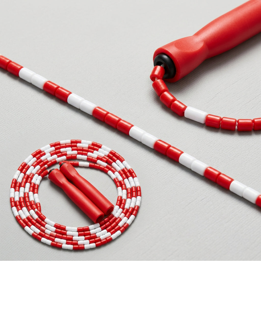Roomiva Beaded Jump Rope Red White 2.7 m