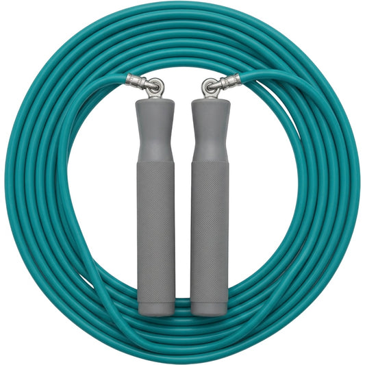 Roomiva Flexturn TPU Jump Rope Adjustable to 8.8 ft Teal Gray - Product view