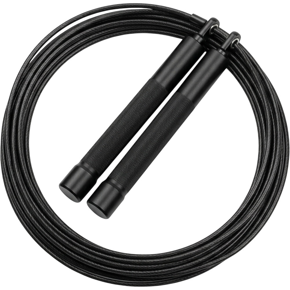 Roomiva Speed Jump Rope Black 3 m with Metal Handles
