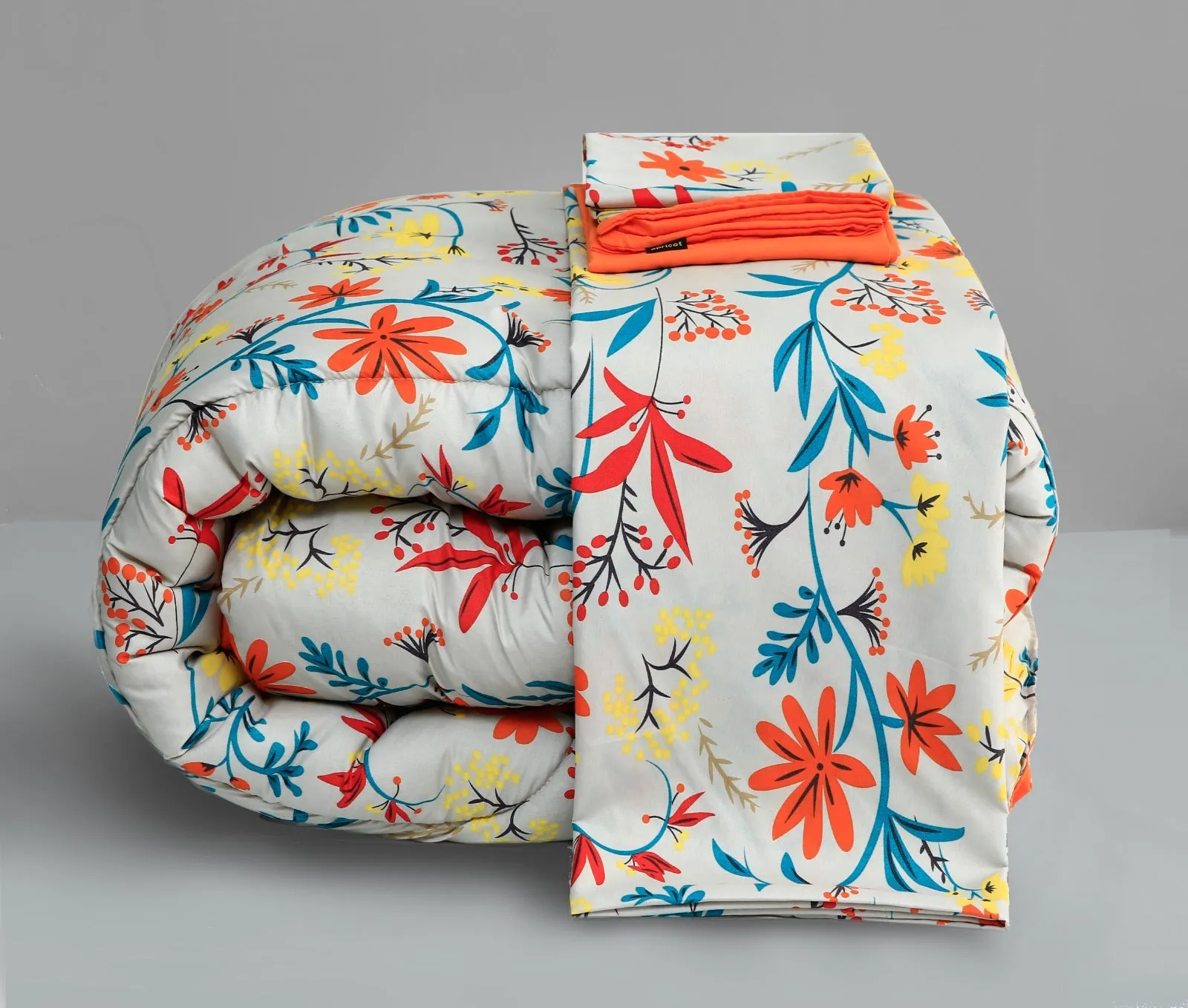 1 PC Single Comforter-14941 Orange Lilly