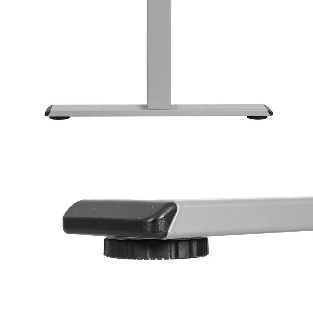 140cm Standing Desk Electric Sit Stand Desks - White & Pine