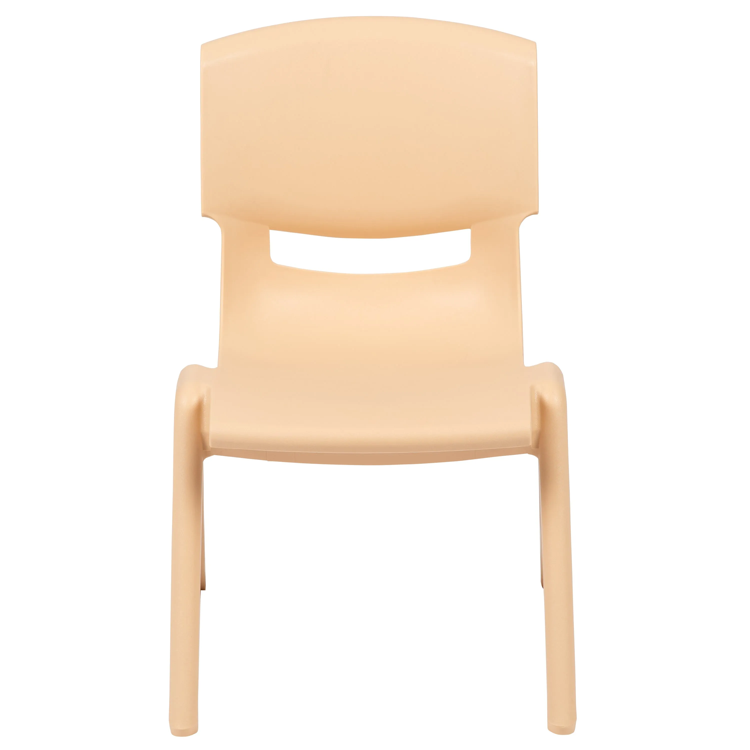 2 Pack Plastic Stackable School Chair with 12" Seat Height