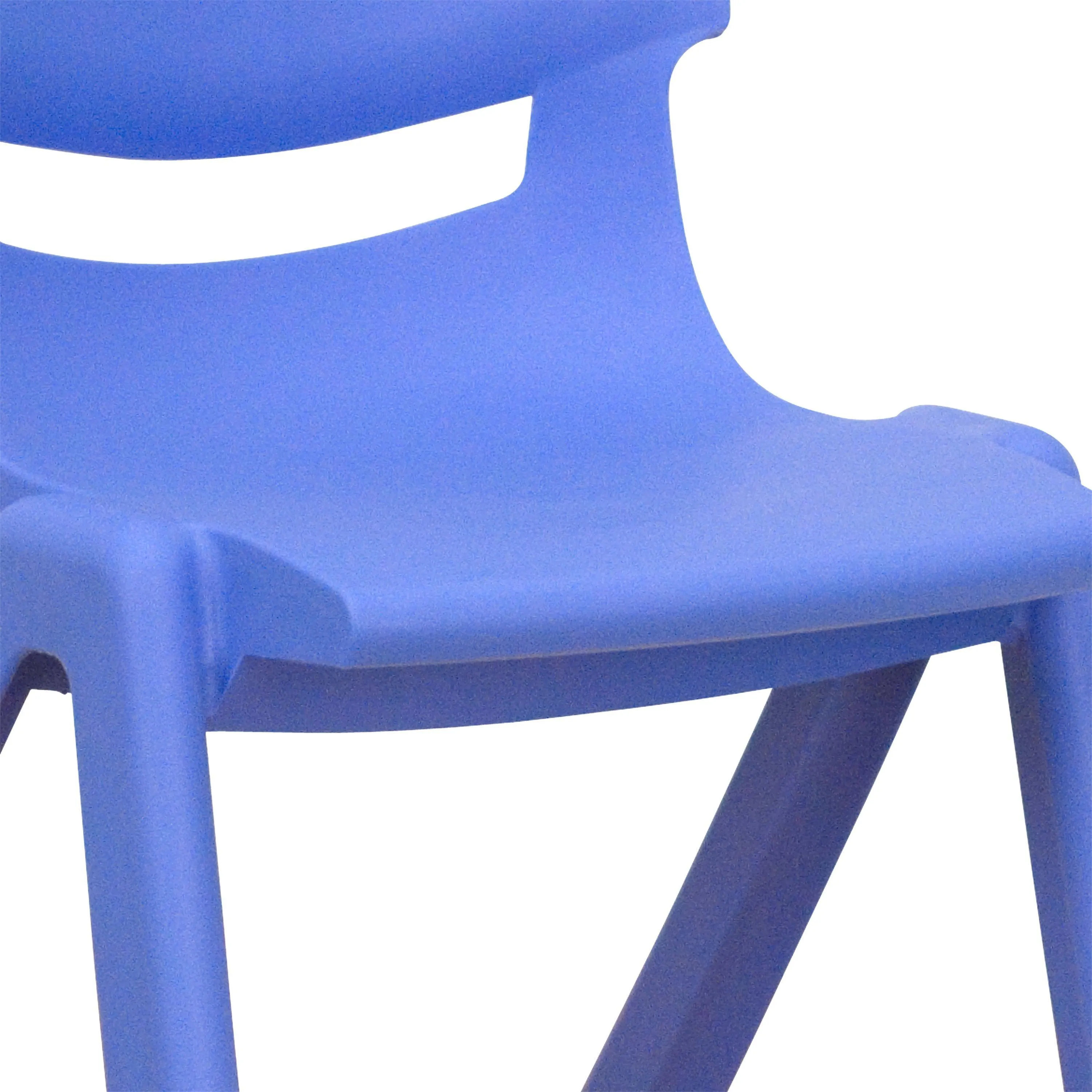 2 Pack Plastic Stackable School Chair with 12" Seat Height