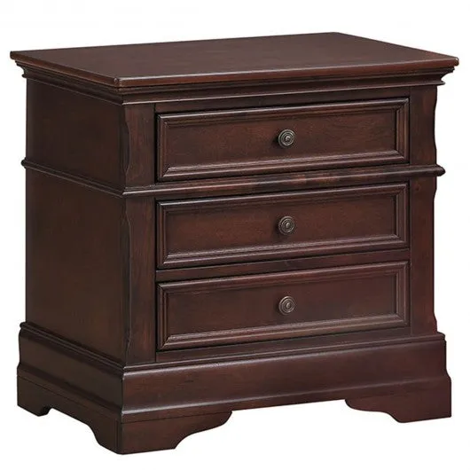 3 Drawers Storage Night Stand End Beside Table