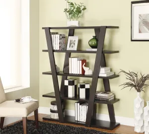 4-Tier Bookcase Cappuccino - 800318