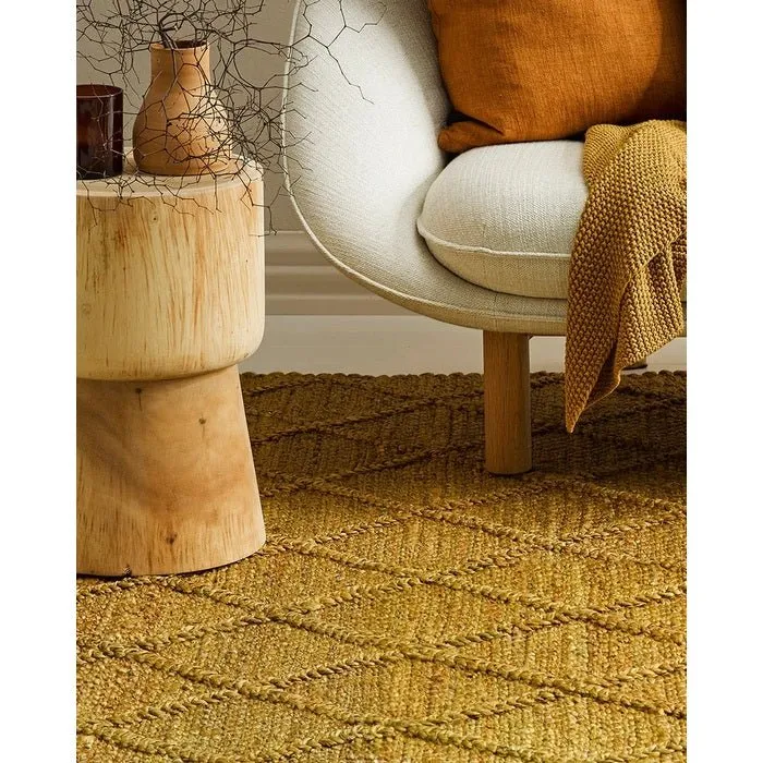 Assam Floor Rug - Saddle  (100% Jute)