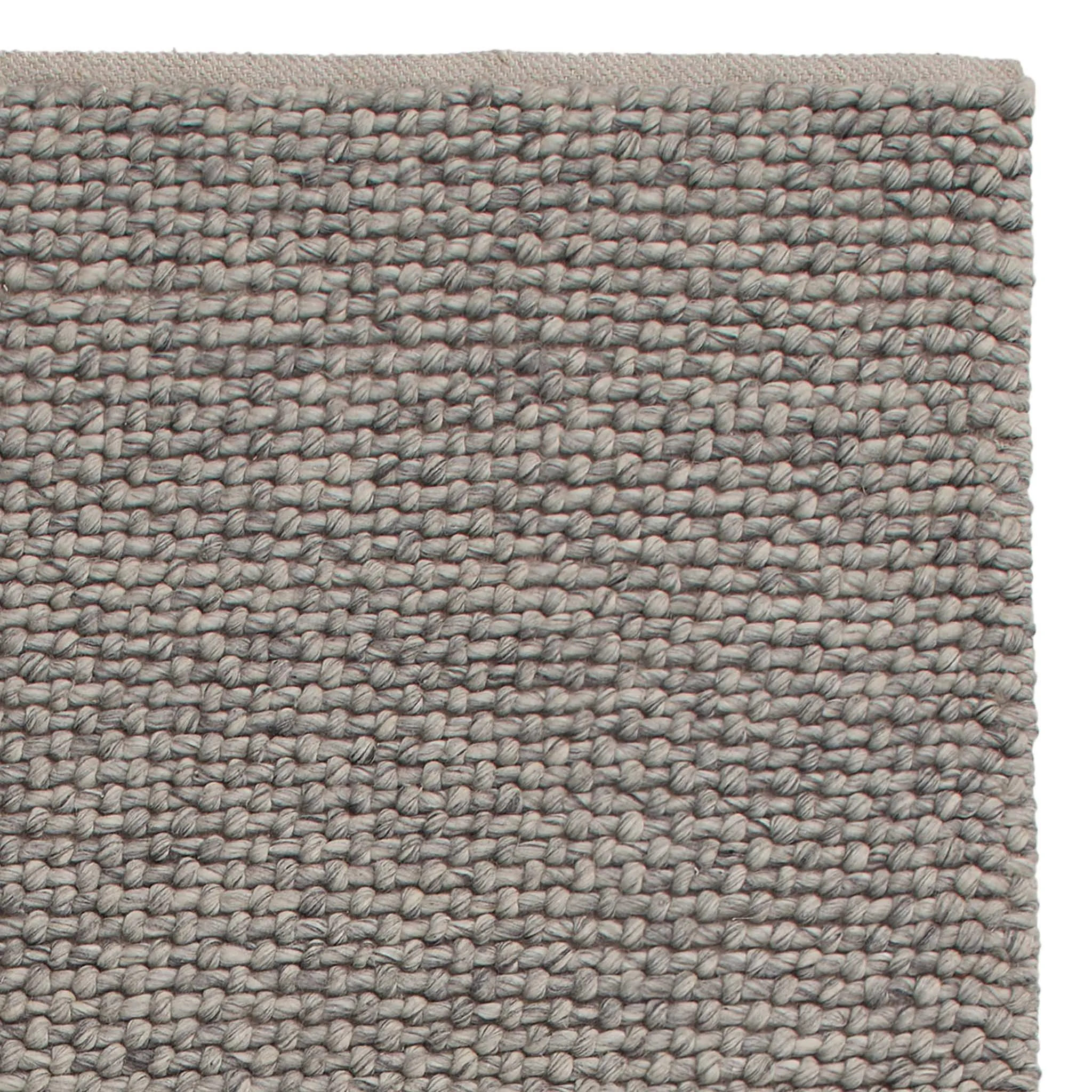 Bagar Wool Rug [Light grey melange]