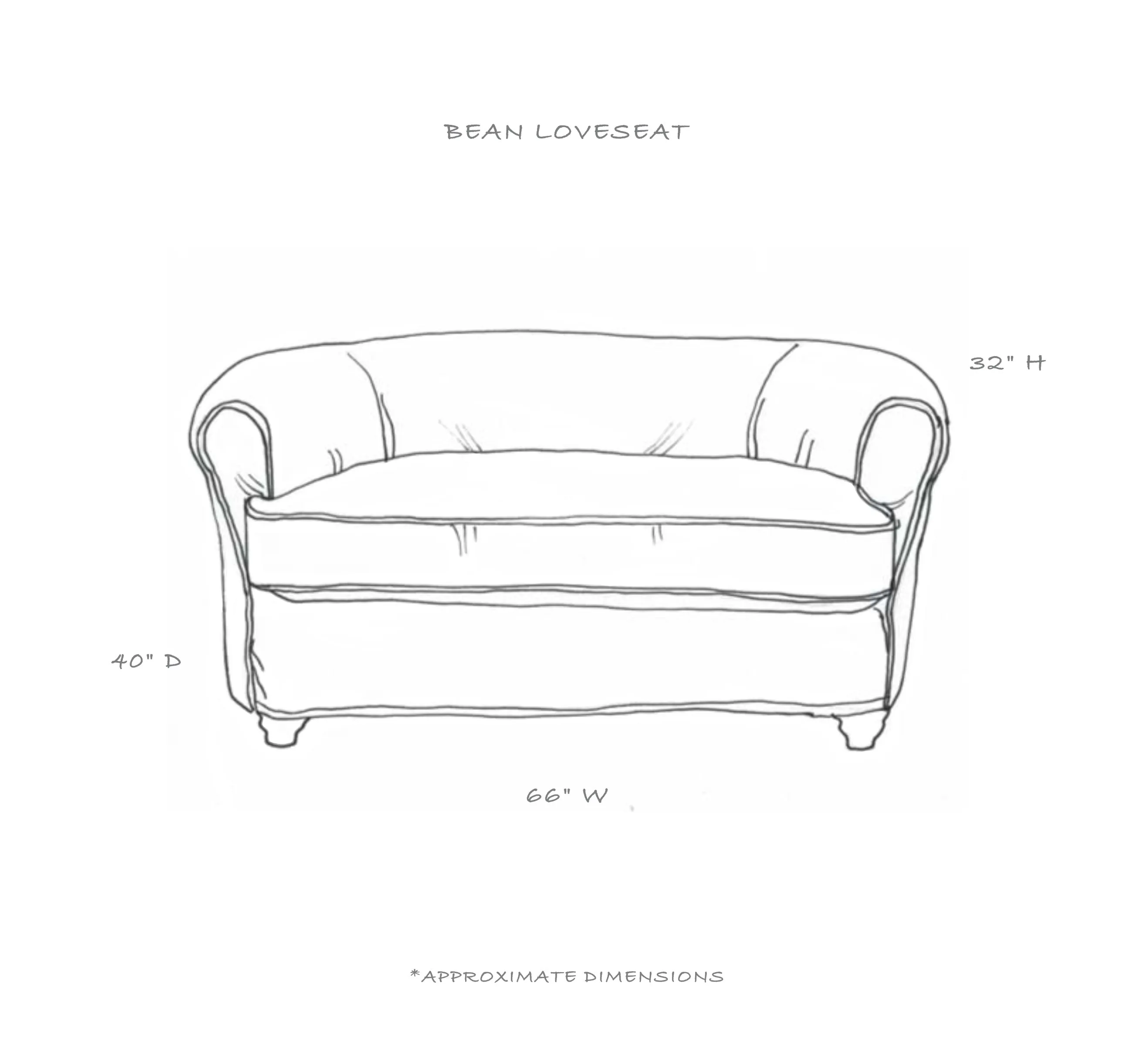 Bean Loveseat