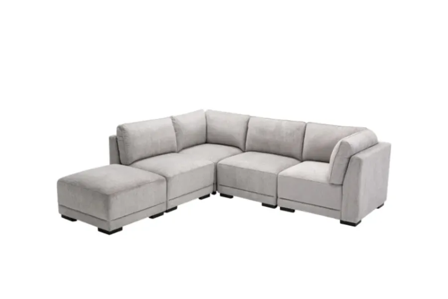 Belize Fabric Sectional Floor Model