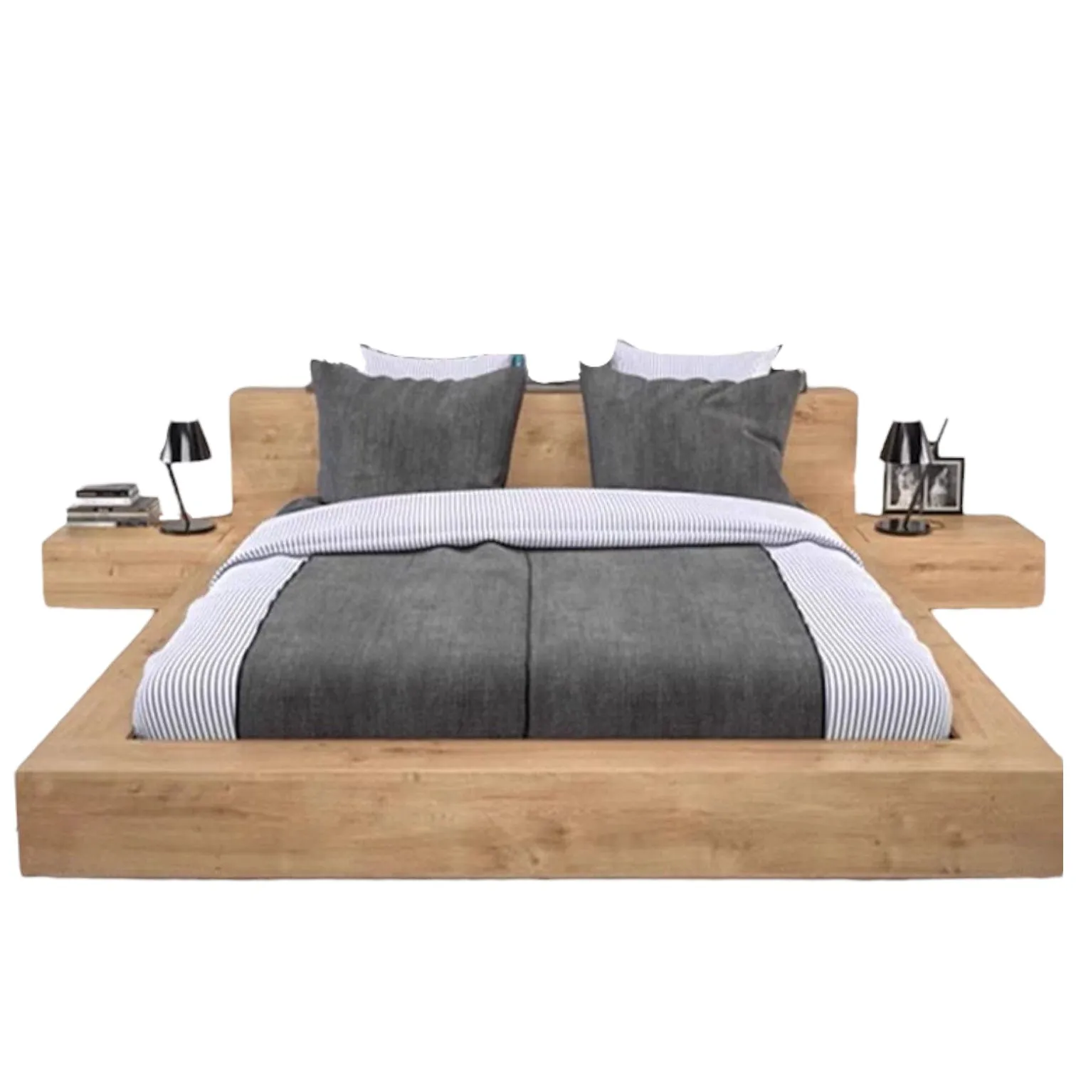 Benjamin Bed Frame with Bedside Tables