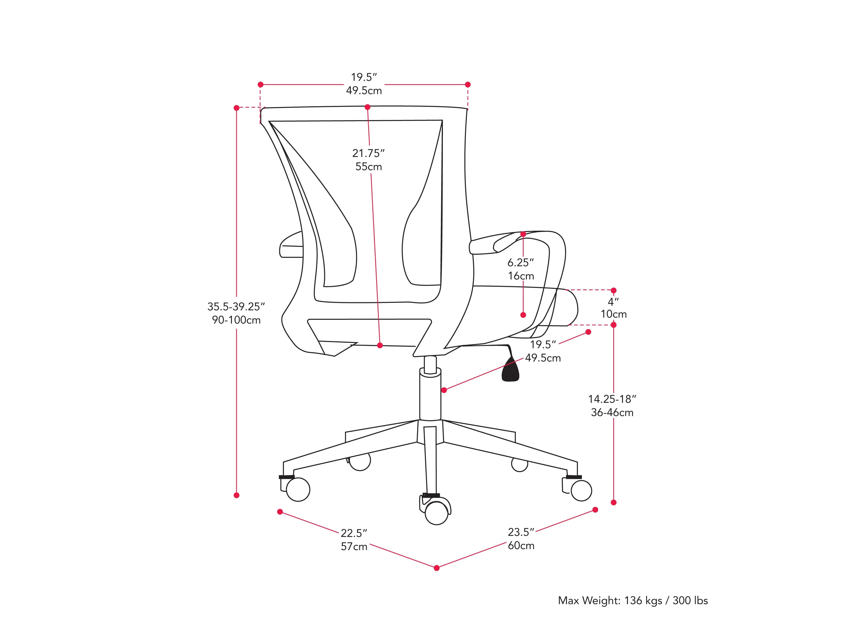 Black Mesh Office Chair