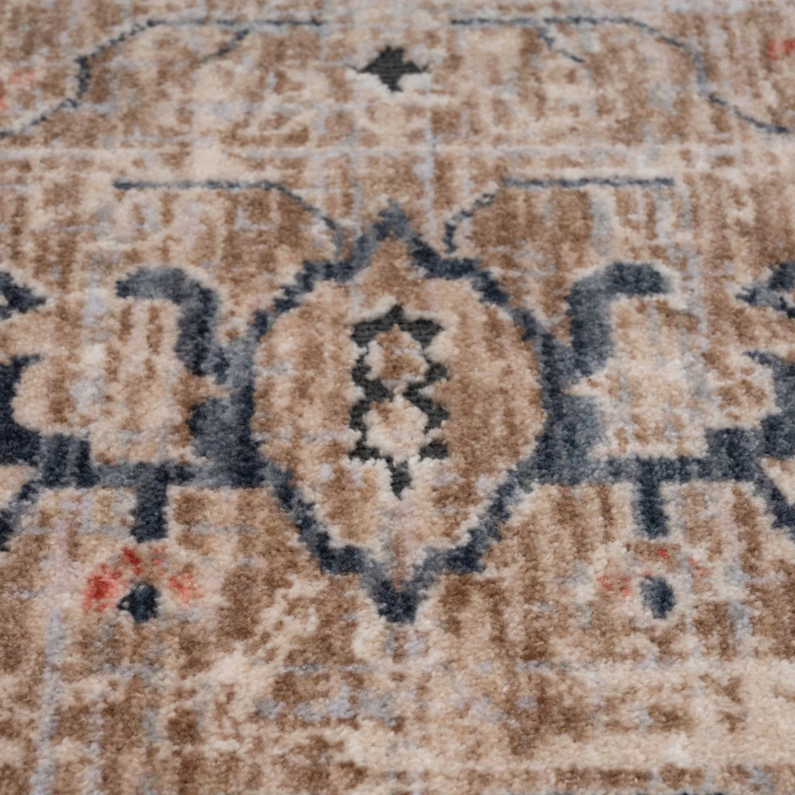 Blue Terra Medallion Area Rug - Neta