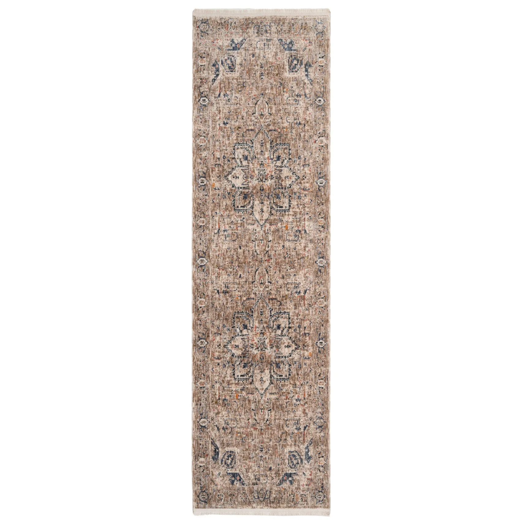 Blue Terra Medallion Area Rug - Neta