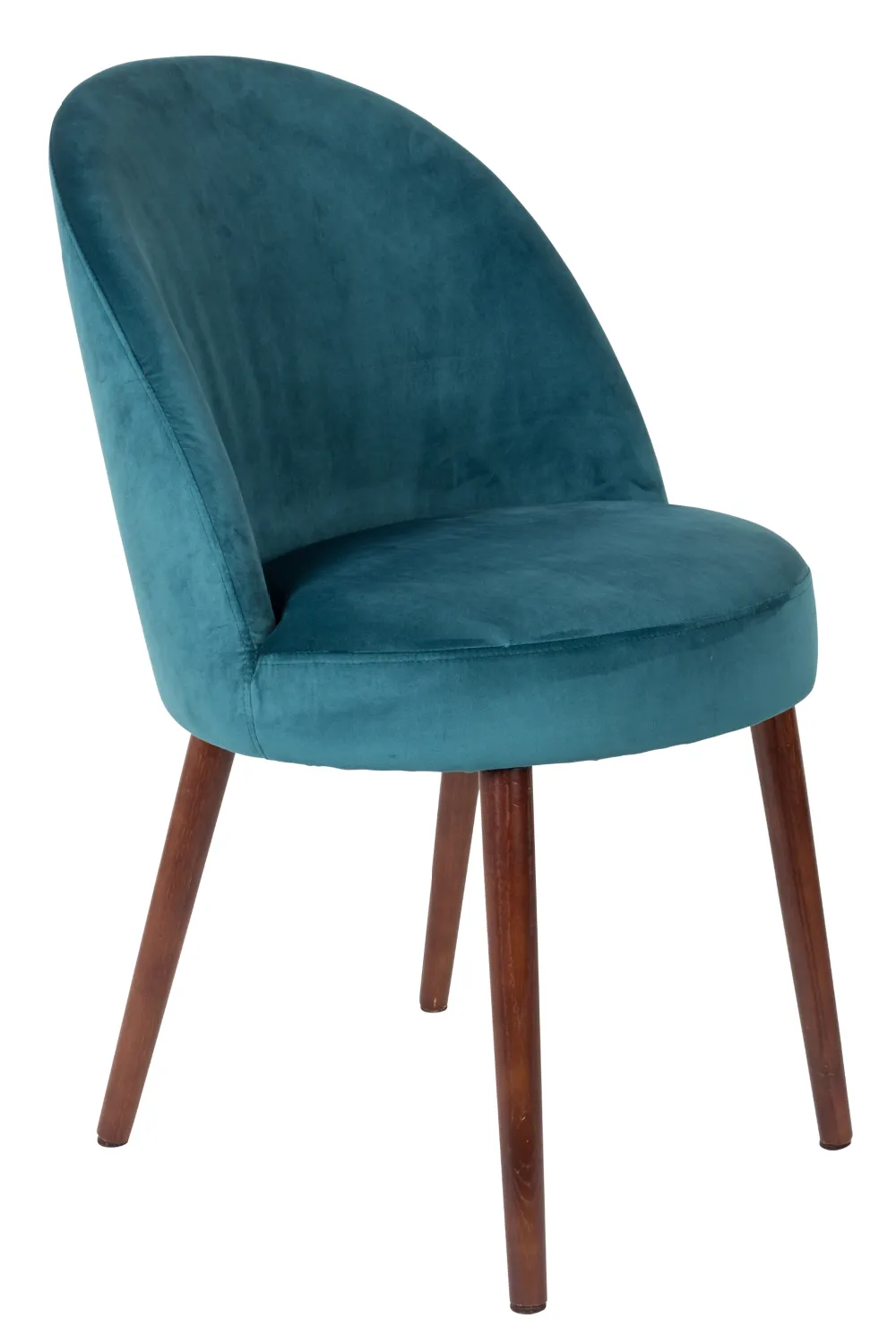 Blue Velvet Dining Chairs (2) | Dutchbone Barbara