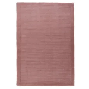 Blush Bordered Wool Rug - Olann Blush