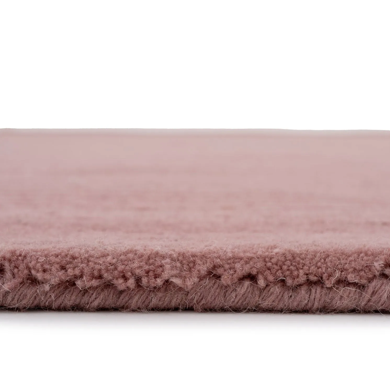 Blush Bordered Wool Rug - Olann Blush