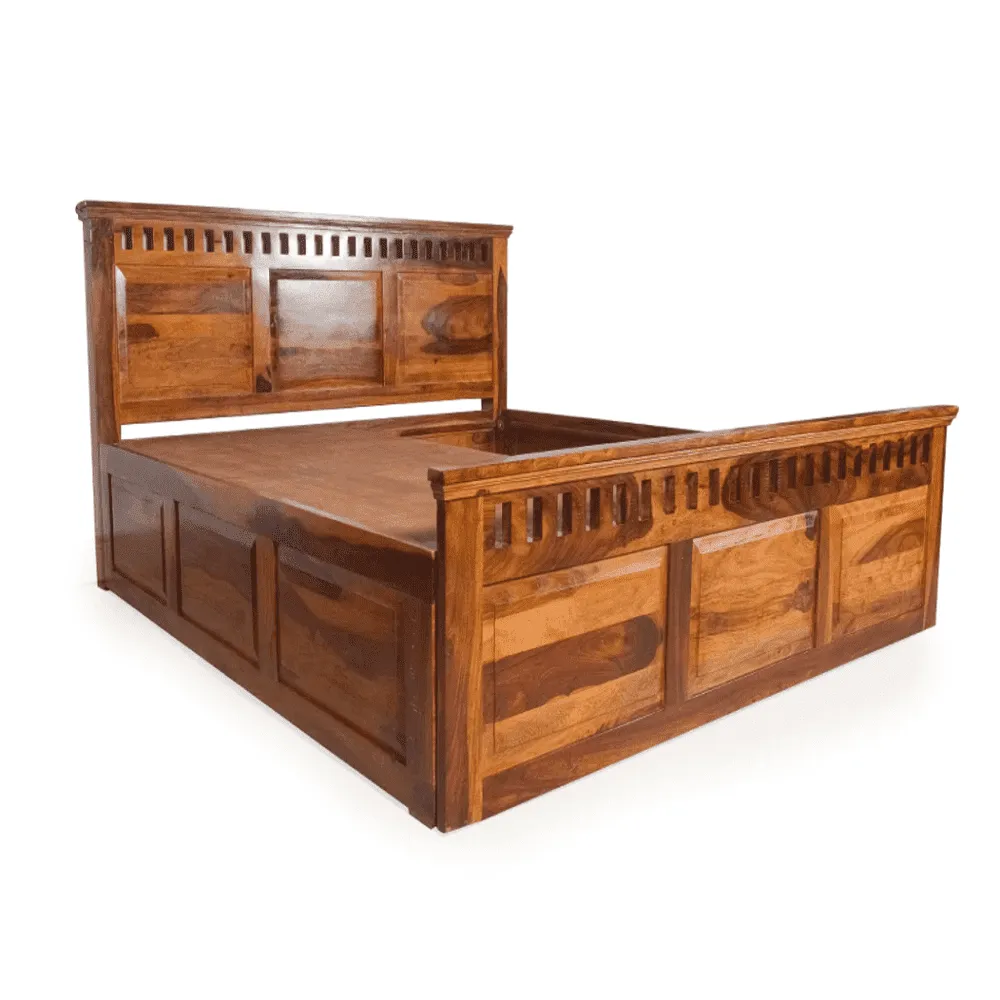 Camden King Size Bed In Sheesham Wood