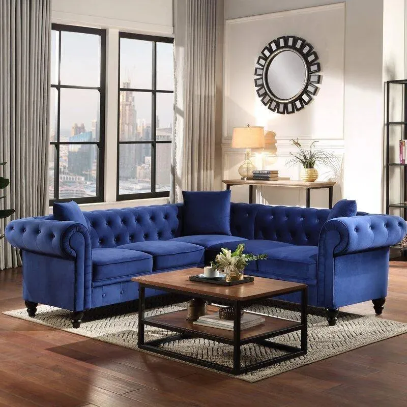 Chesterfield Luxurious Corner Sectional Sofa