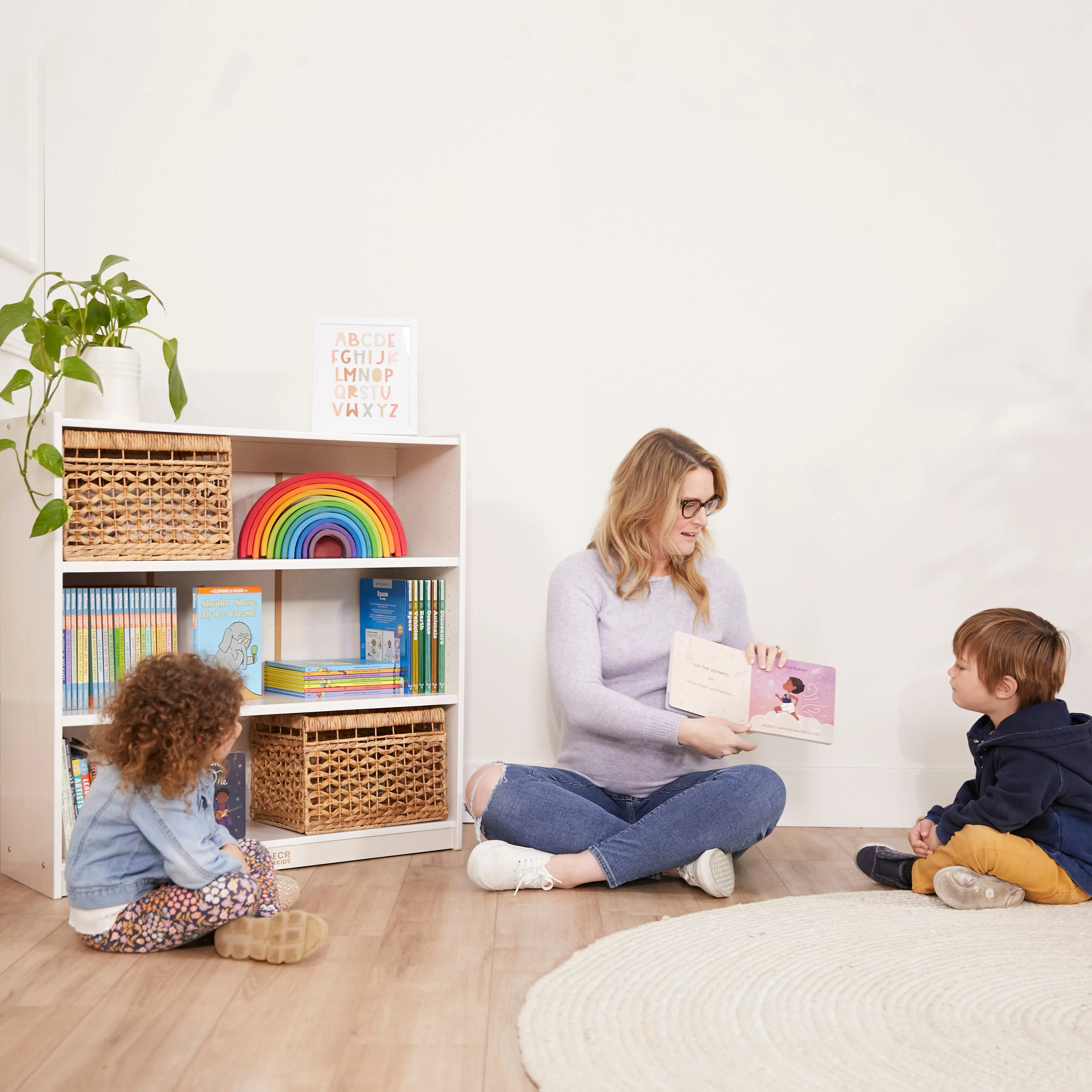 Classic Bookcase, Adjustable Shelves, 36in H