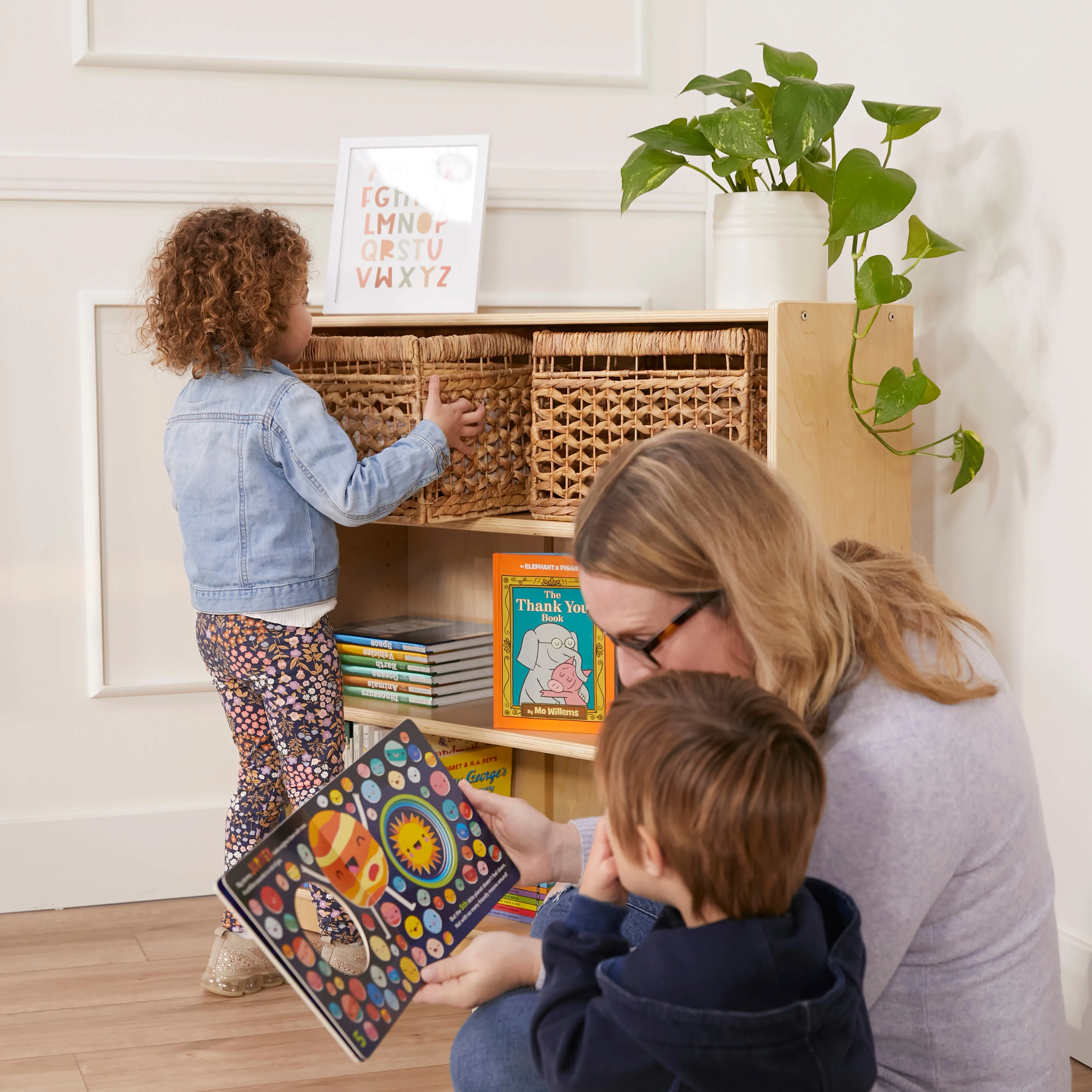 Classic Bookcase, Adjustable Shelves, 36in H