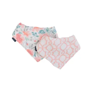 Classic Muslin Bandana Bibs - Floret   Trellis