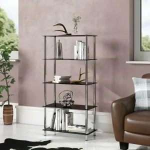 Contour 5-Tier Display Glass Unit-Black