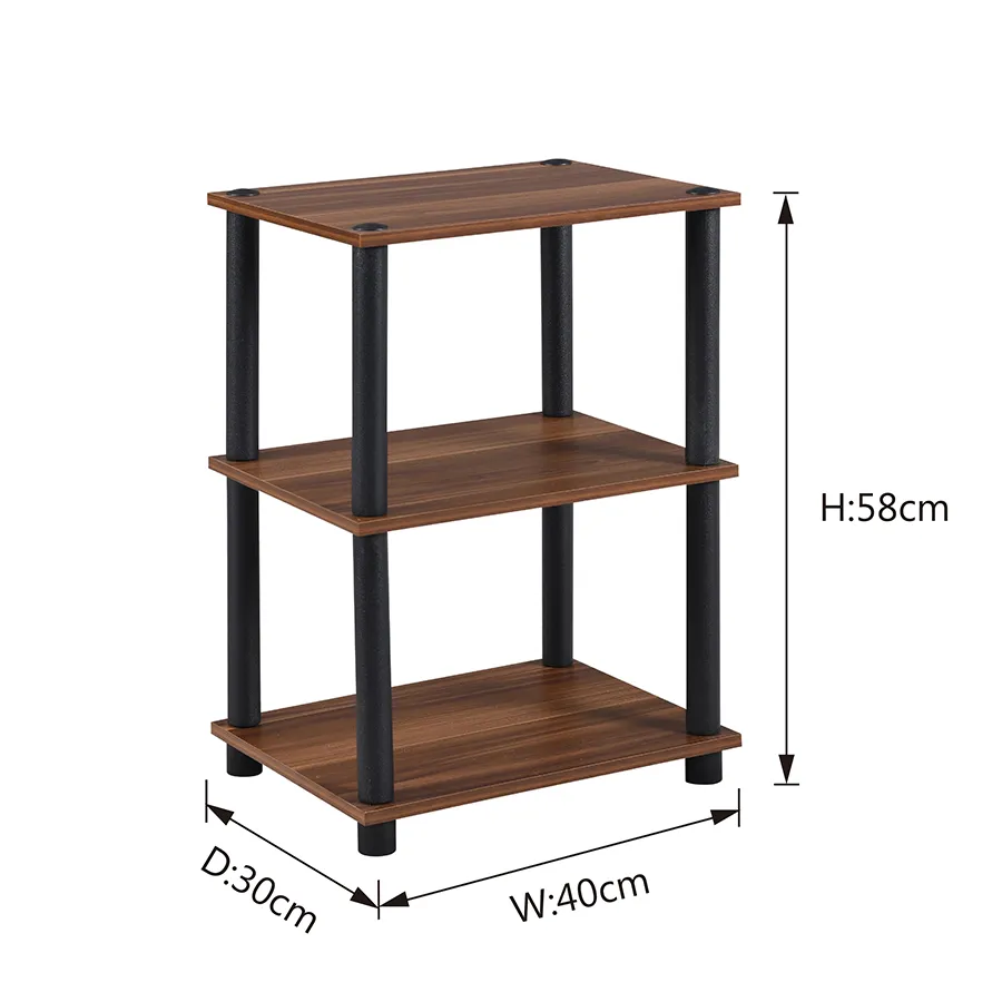 Cory 3 Tier Bookcase