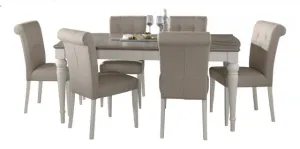 Cotswold 6-8 Rectangular Table With 6 X Upholstered Chairs