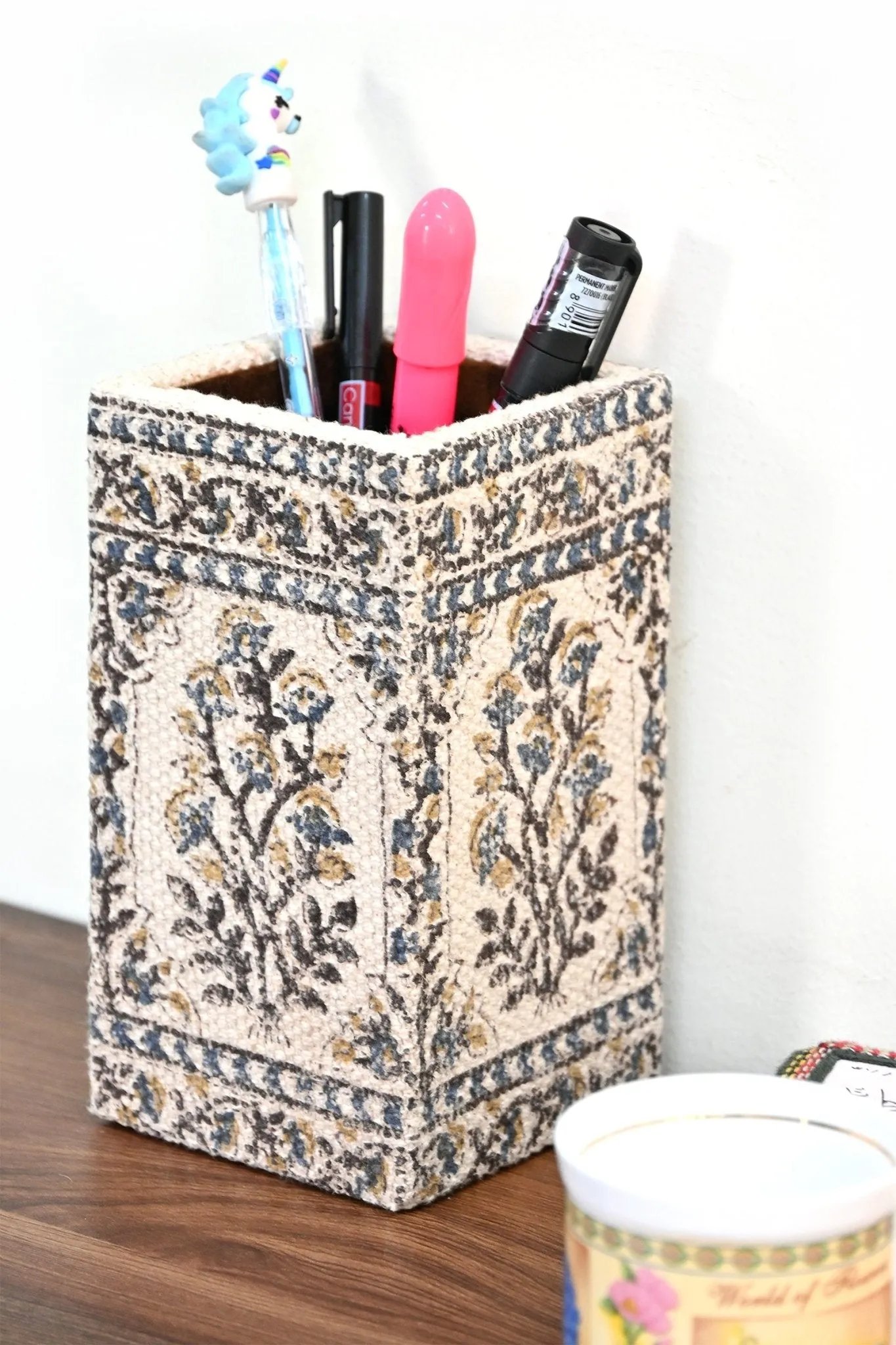 CYPRUS - COTTON PRINTED  HOLDER FOR  HOME & OFFICE