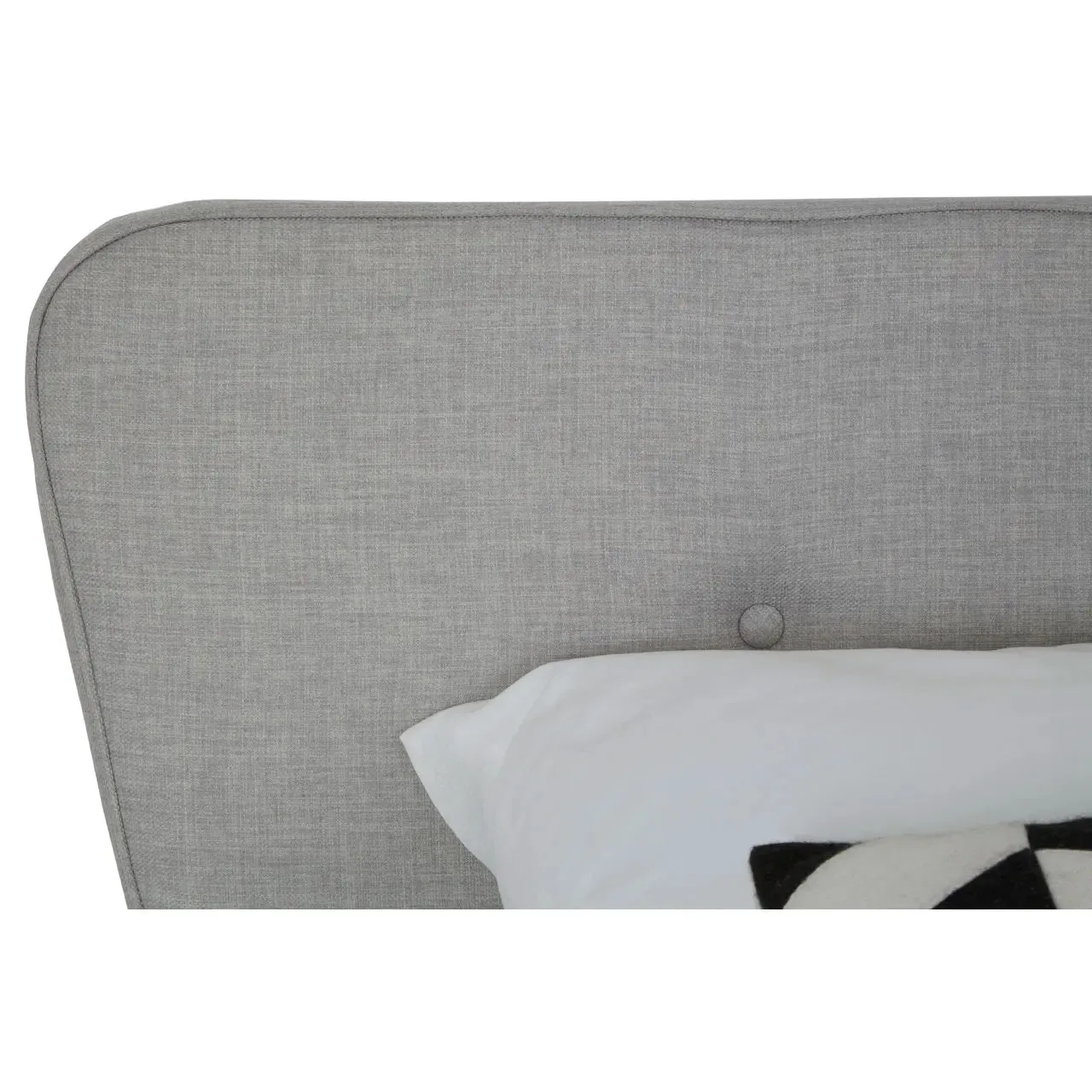 DENMARK SCANDINAVIAN LIGHT GREY SINGLE BED