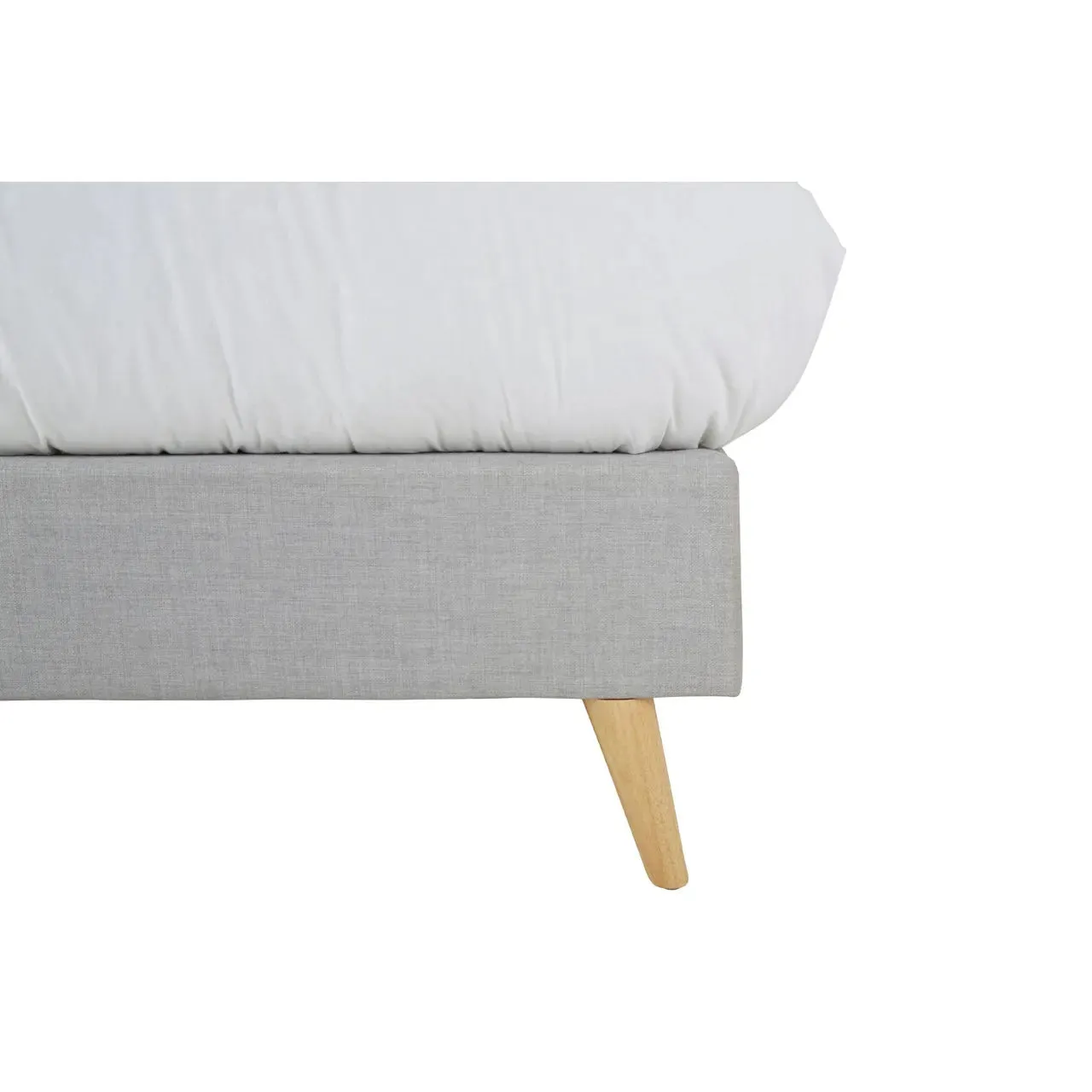 DENMARK SCANDINAVIAN LIGHT GREY SINGLE BED