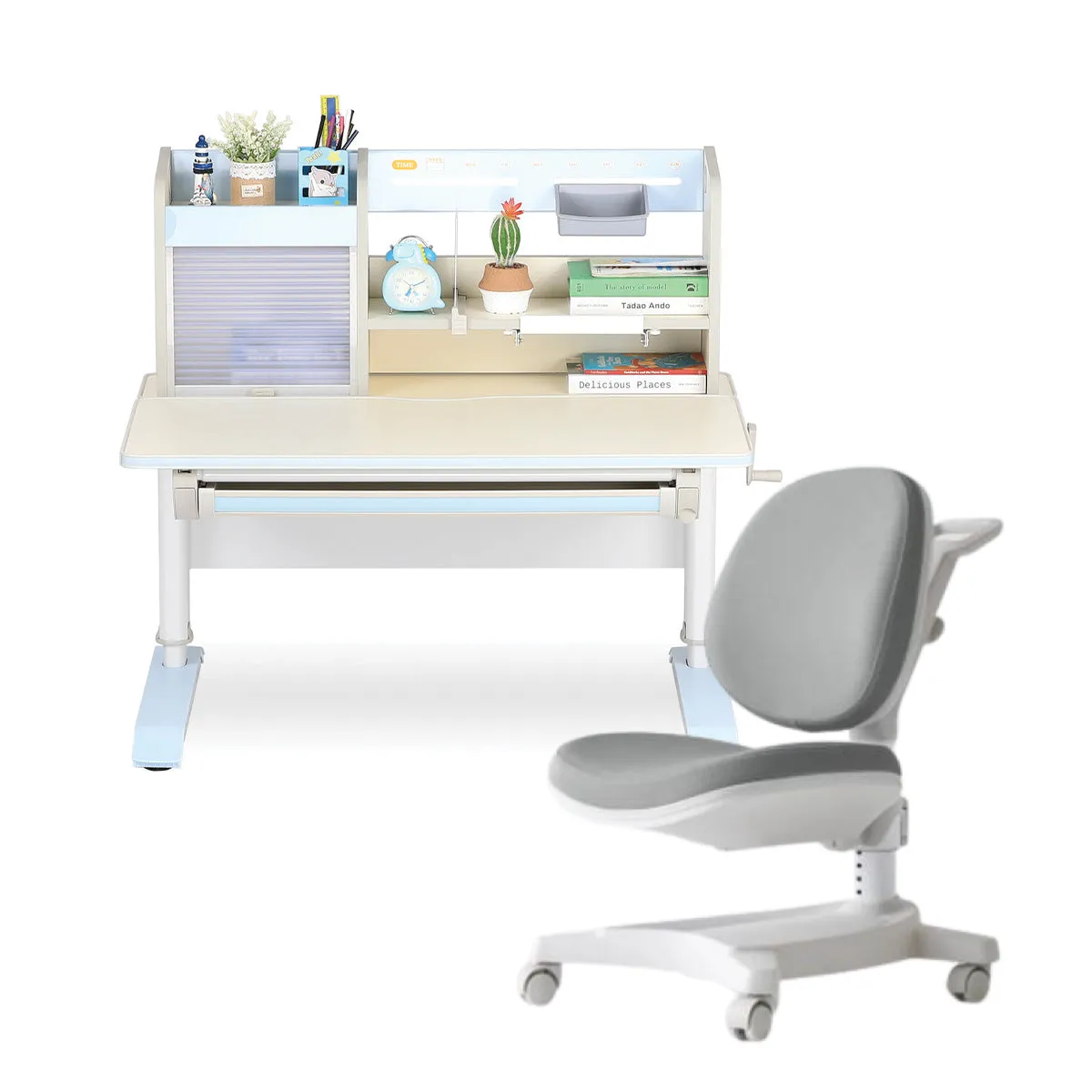 Ergo-Growing Kids Study Desk And Chair Set