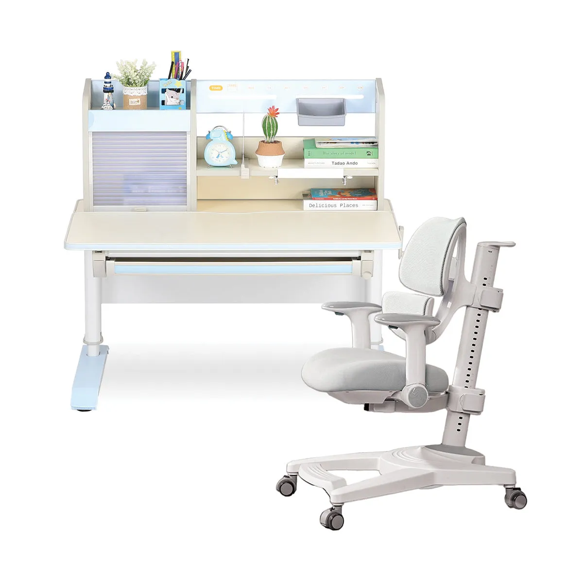 Ergo-Growing Kids Study Desk And Chair Set