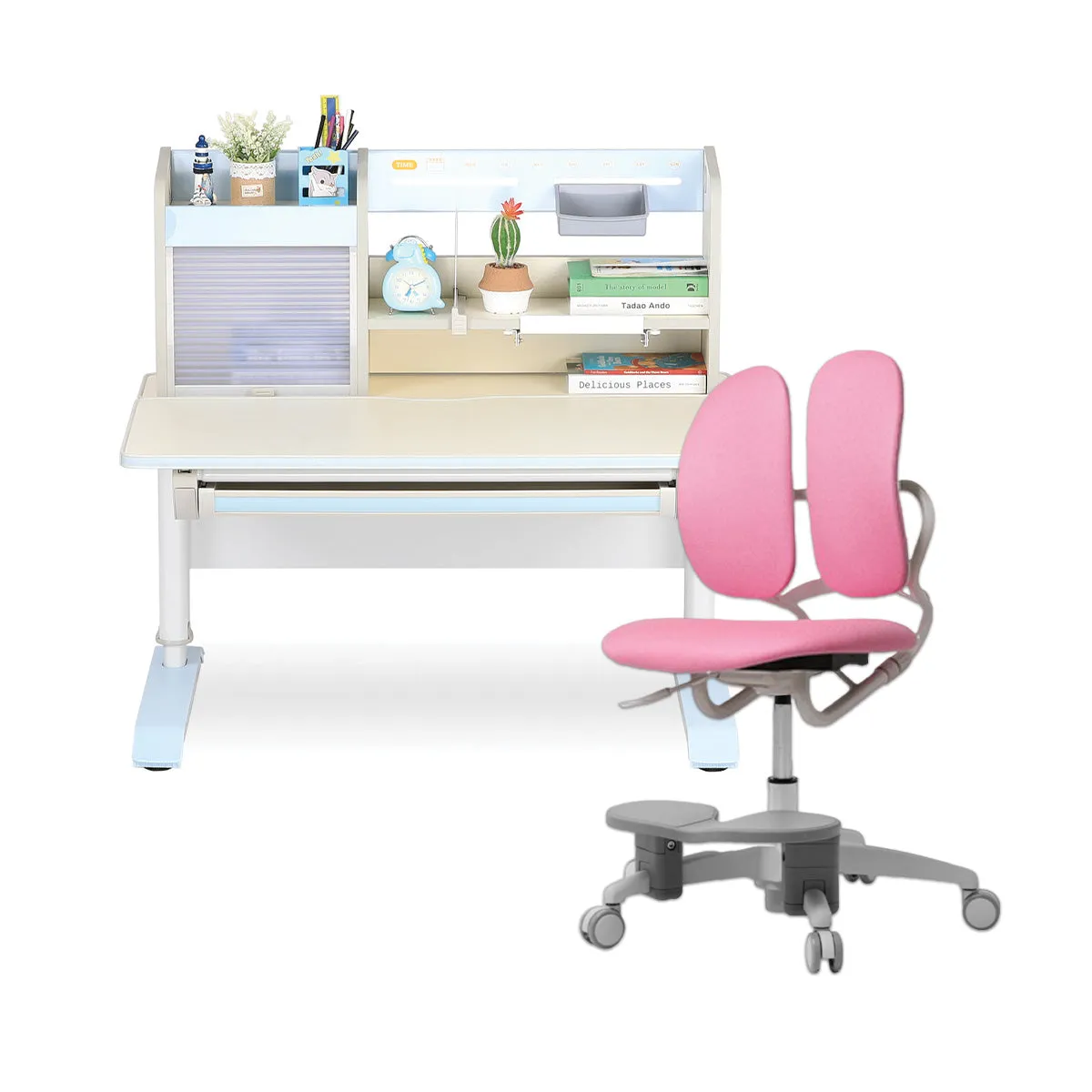 Ergo-Growing Kids Study Desk And Chair Set