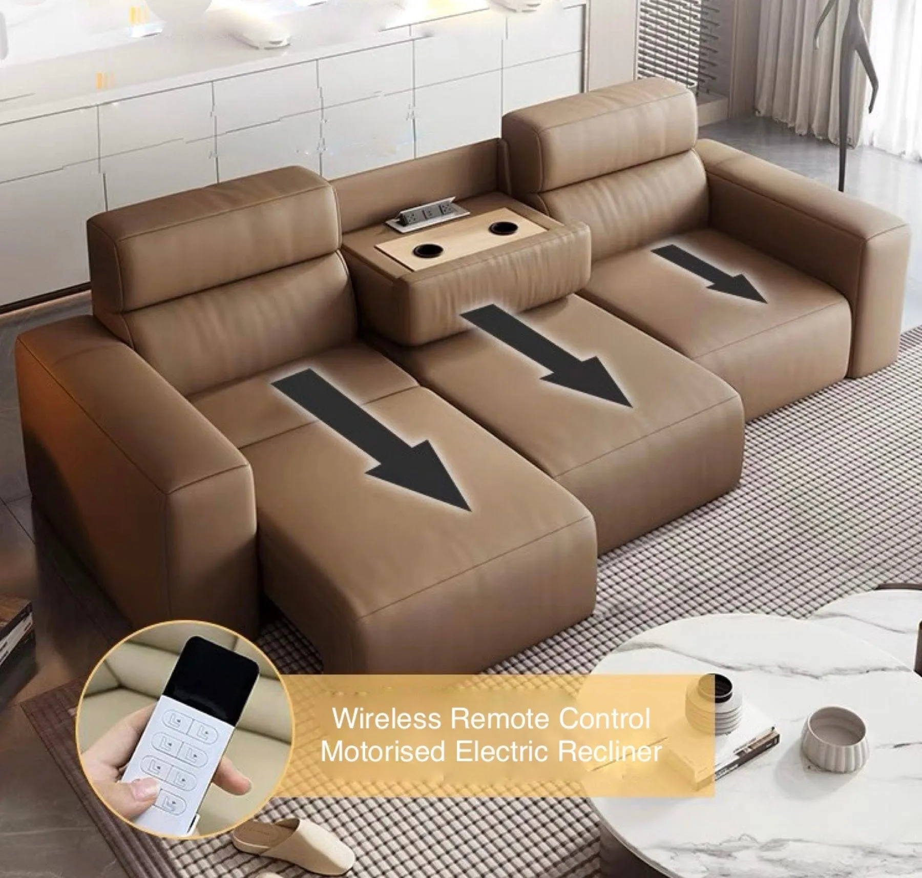 Eron Scratch Resistant Electric Sofa Bed