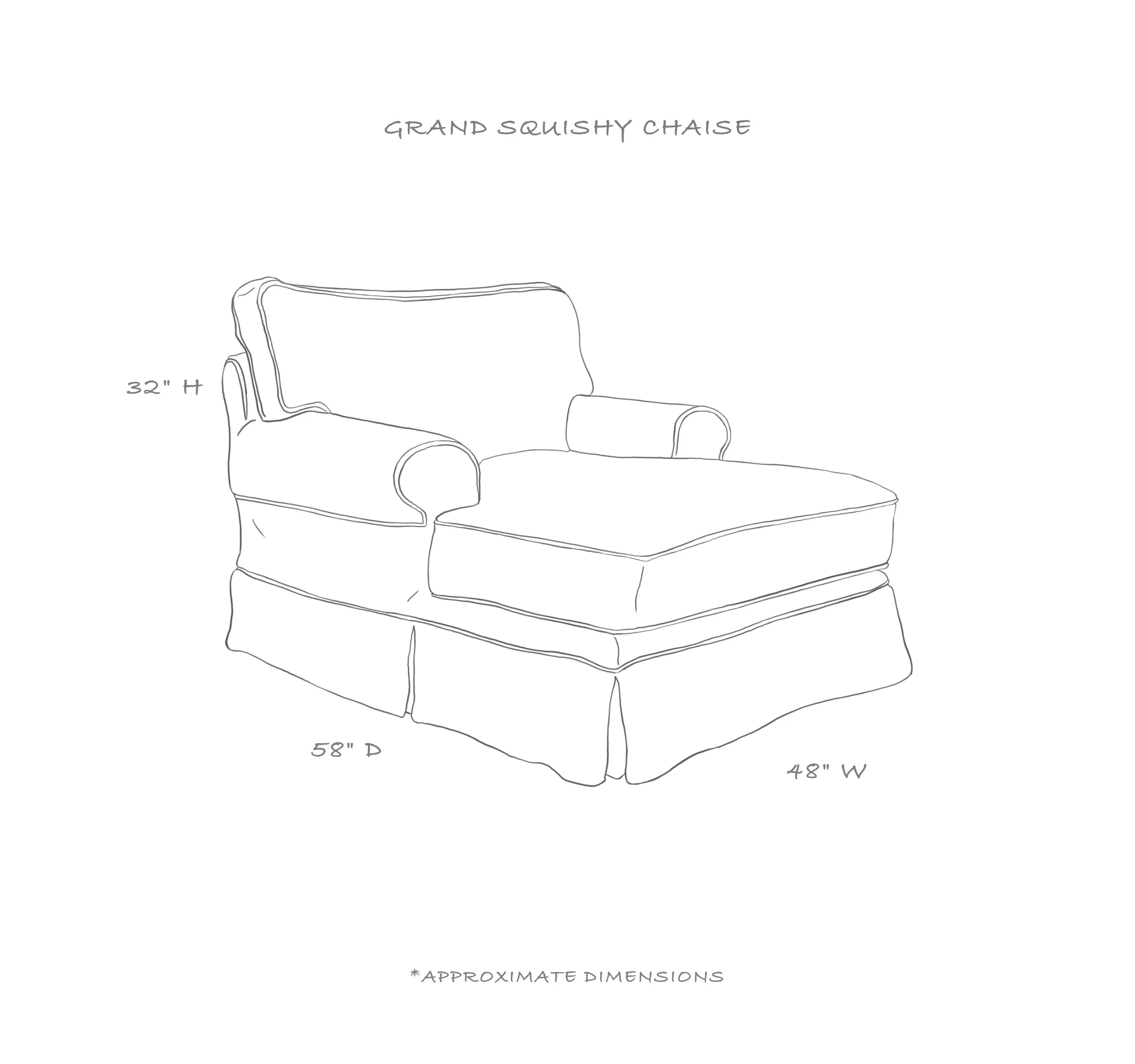 Grand Squishy Chaise