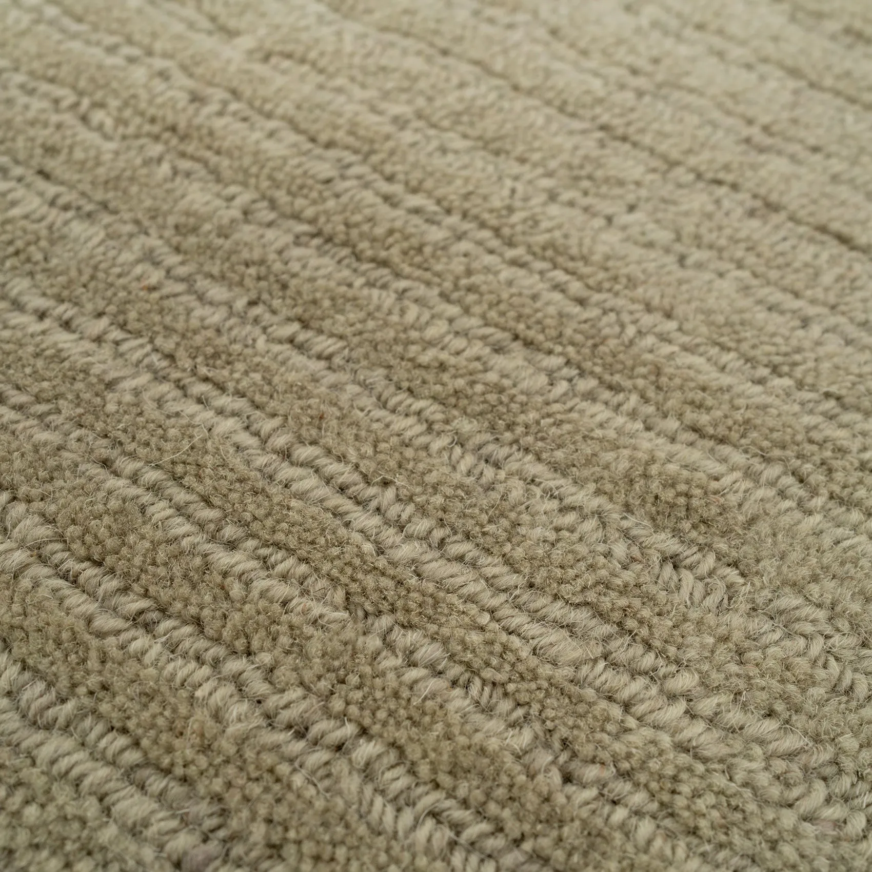 Green Bordered Wool Rug - Olann Green