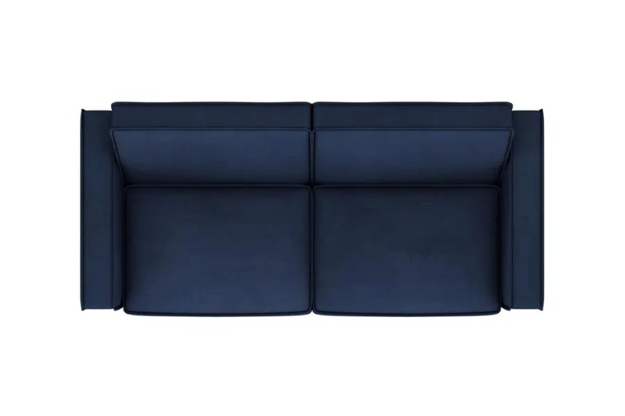 Gretchen Upholstered Convertible Sleeper Sofa Bed Navy Blue 360240