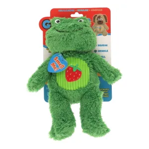 GURU Soft Scents Frog Plush Strawberry Scented Dog Toy Medium