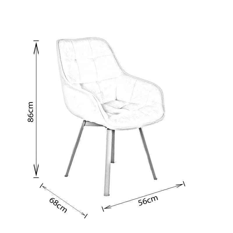 Harrow 200cm Dining Table & 6 Grey Montreal Chairs