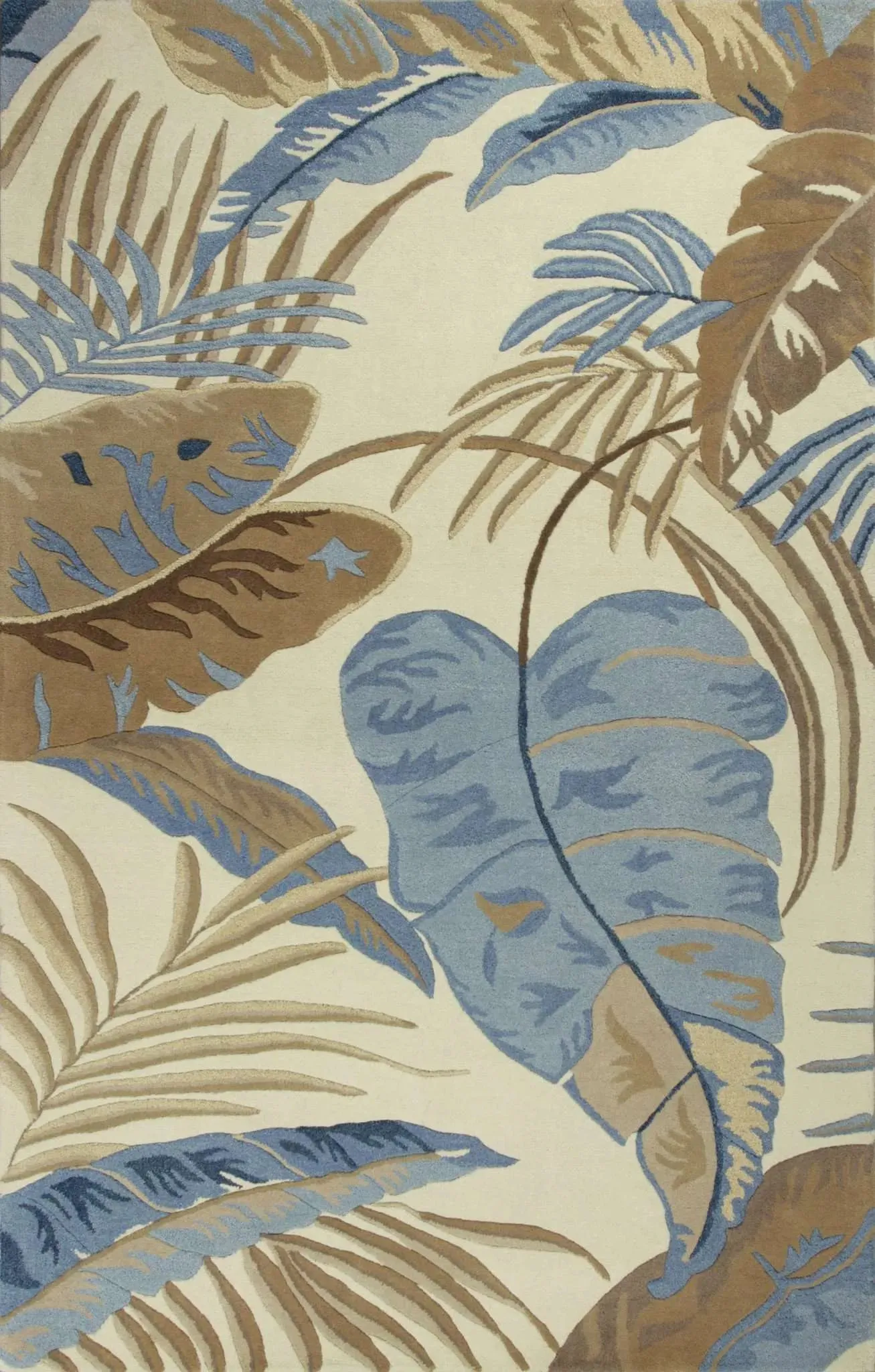 Havana 2624 Ivory/Blue Rainforest Rug