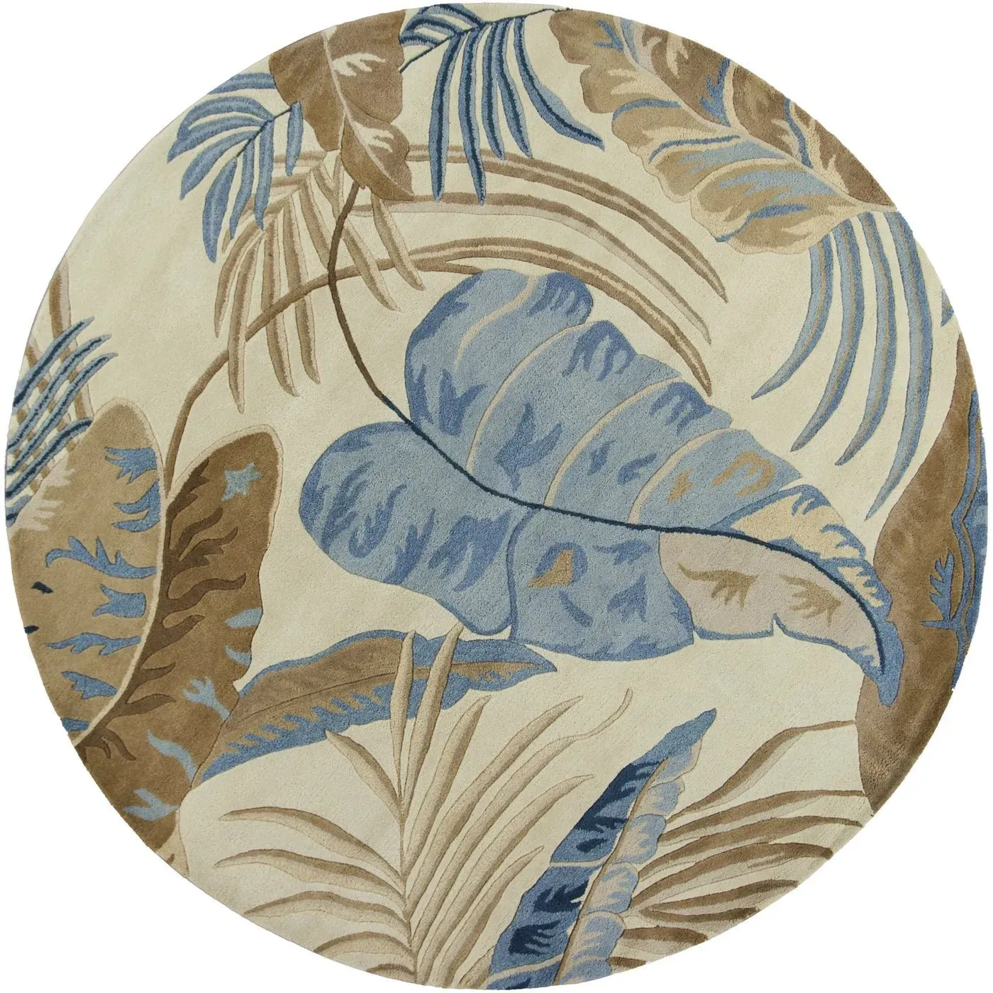 Havana 2624 Ivory/Blue Rainforest Rug