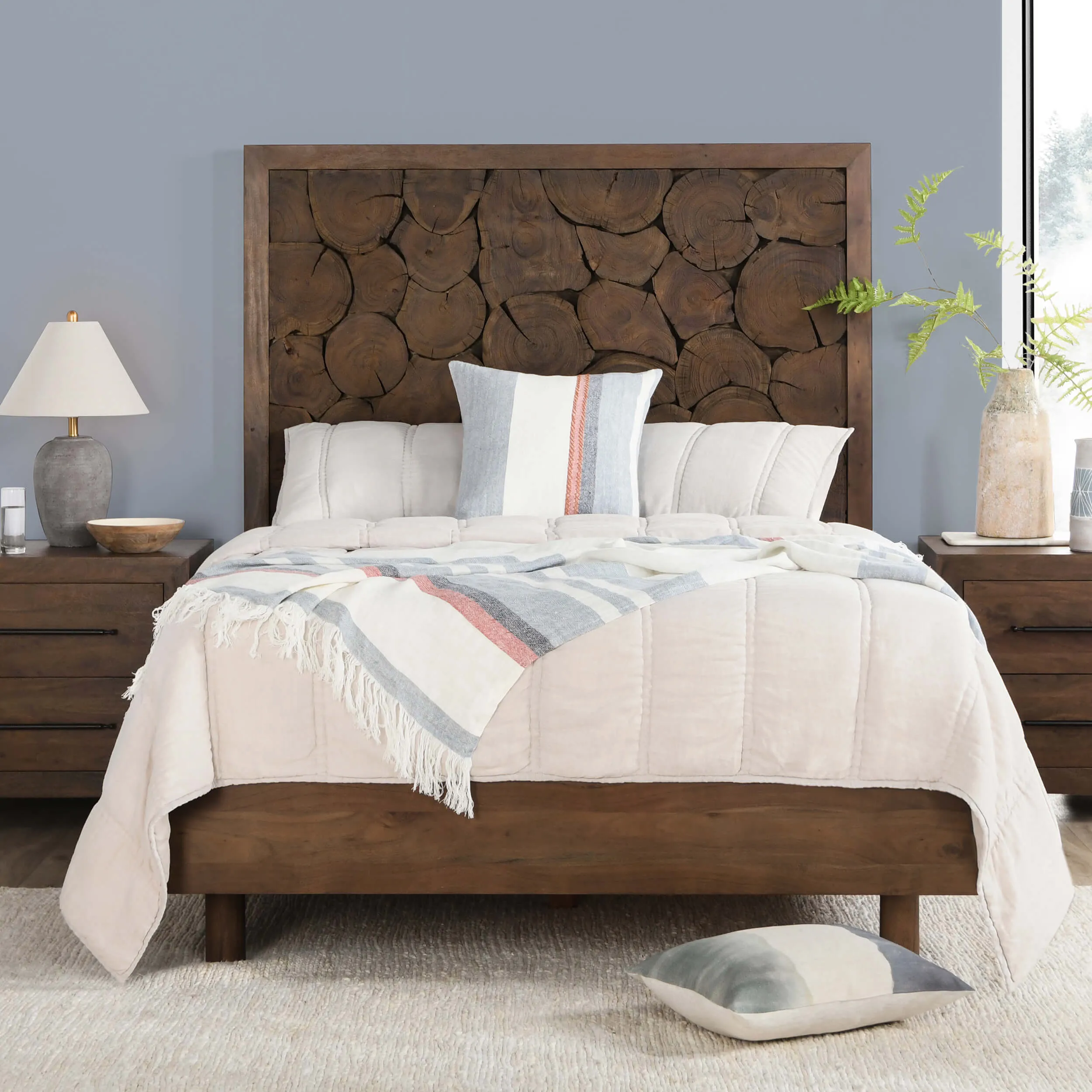 Jaxon King Bed, Cocoa Brown