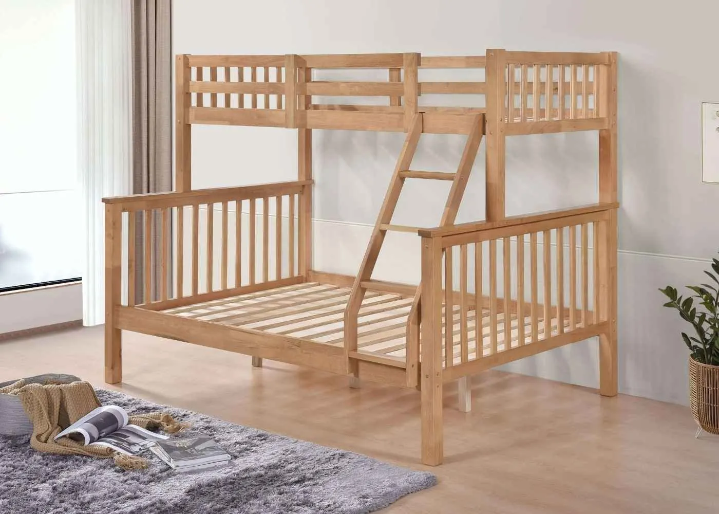 Kelling Wooden Triple Bunk Bed