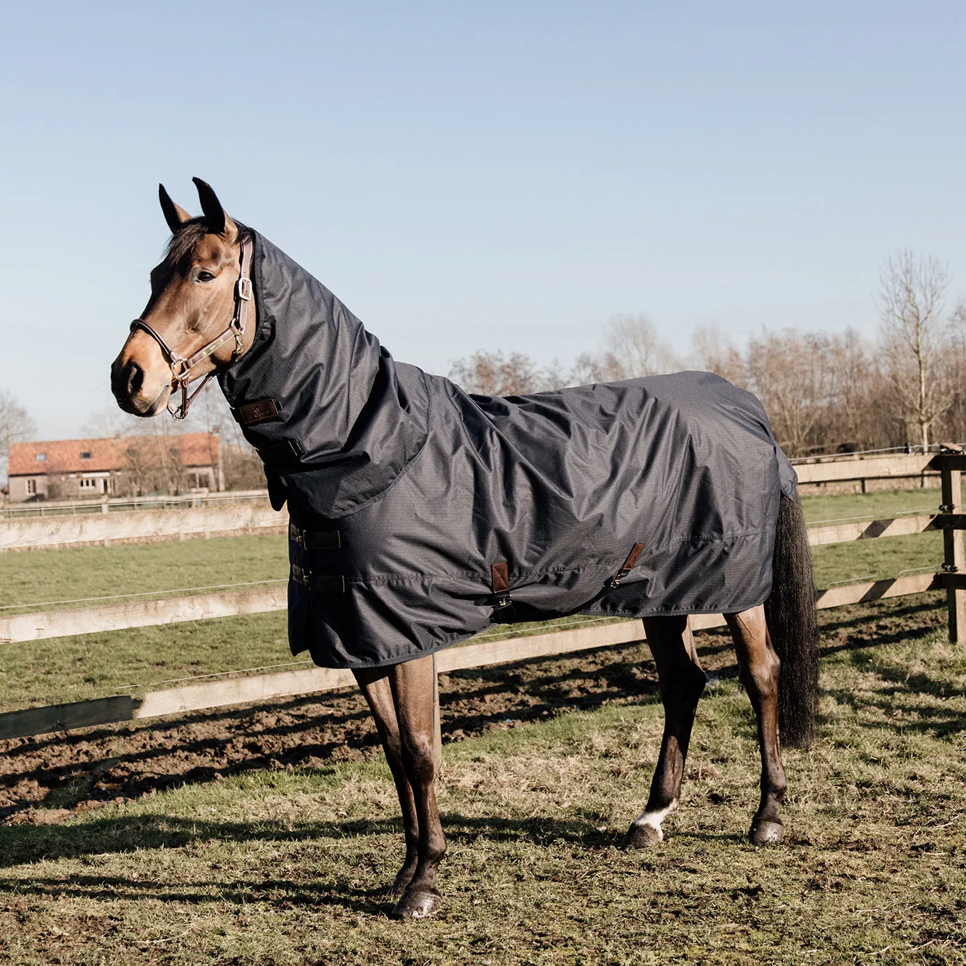 Kentucky Horsewear Turnout Rug All Weather Waterproof Classic 150g - Navy