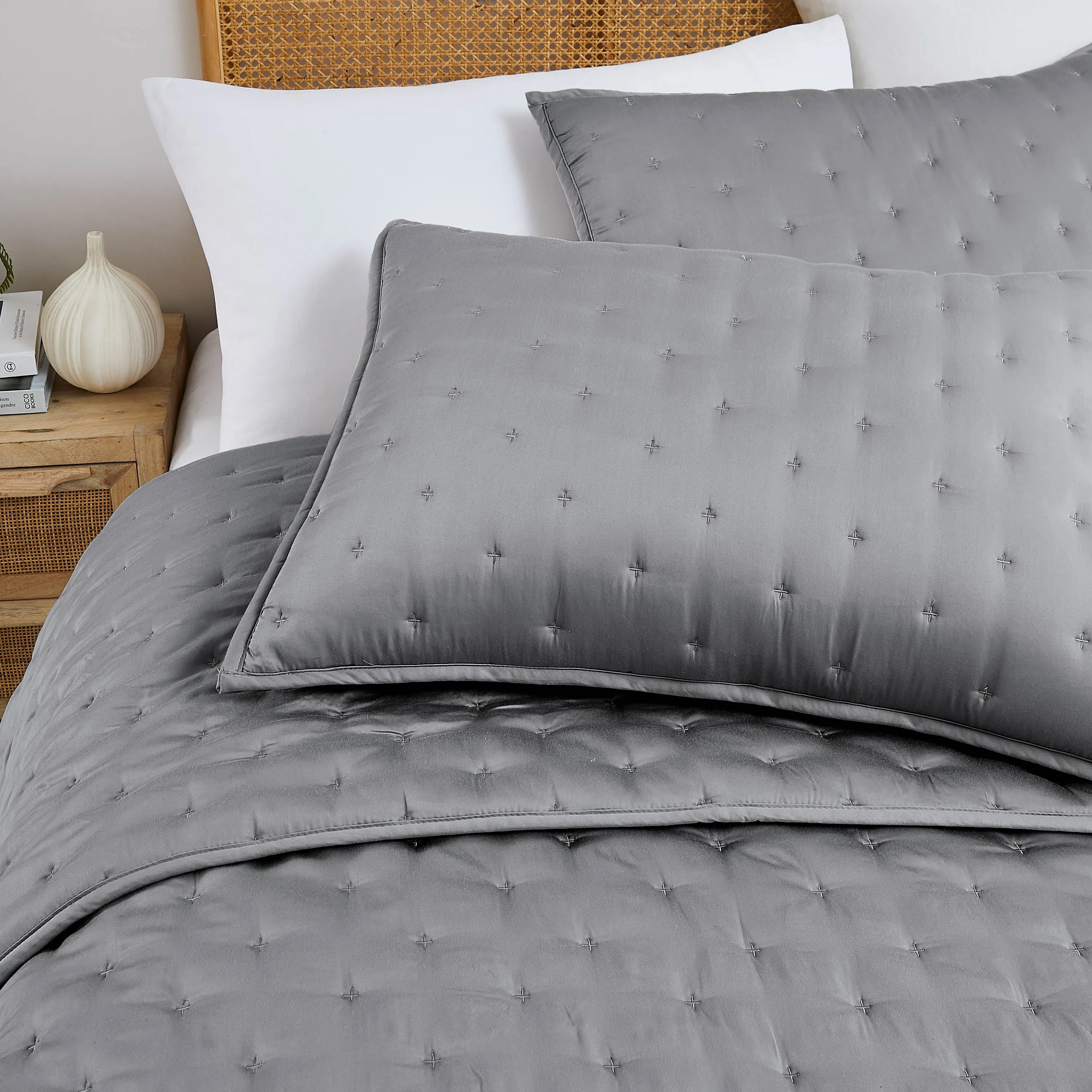 Luxurious Bamboo Quilted Sham Sets